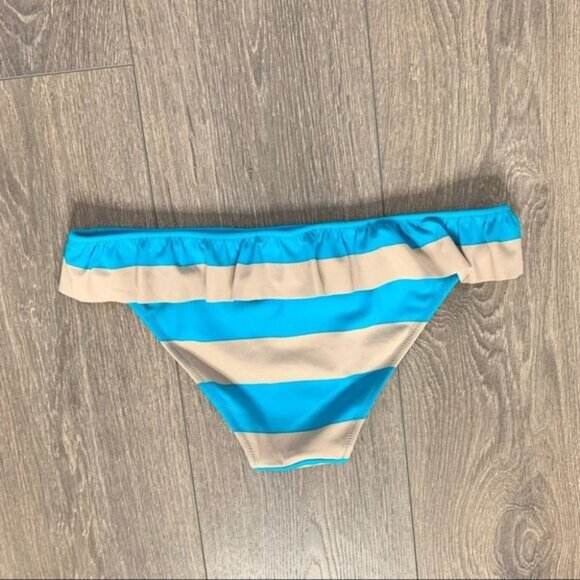 Victoria’s Secret Bikini Bottoms Cheeky Swimwear Bathing suit Stripes Low rise - Picture 5 of 5